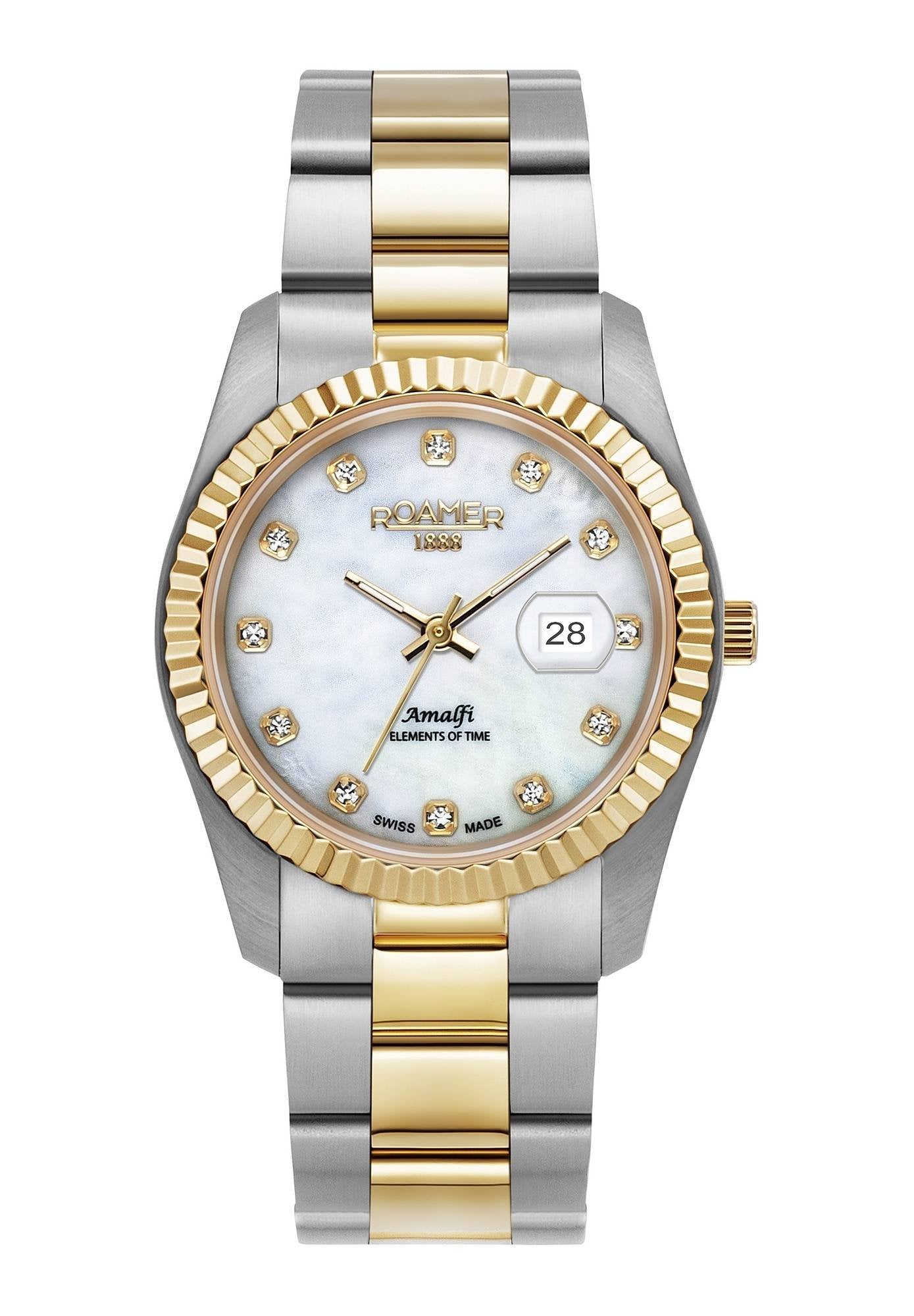 Roamer Damenuhr Amalfi 34mm 852844 47 89 20