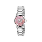 Gucci Armbanduhr Damen G-Timeless Bracelet Watch silber Pink 609961-J6A70-8591