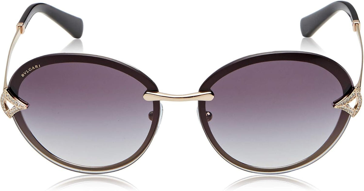 Bulgari Damen 0BV6101B 20148G 61 Sonnenbrille, Gold (Pink Gold/Greygradient)