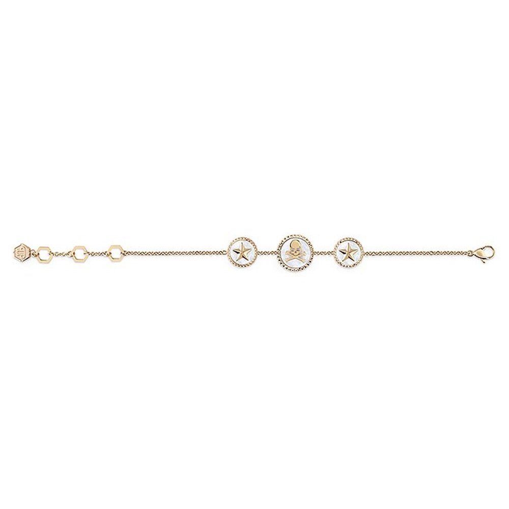 Philipp Plein Damen Armband PLEIN MINI LOGO Goldfarben PJ2EA09BU