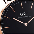 Daniel Wellington Analoguhr Unisex Classic St Mawes Roségoldfarben Schwarz DW00100124