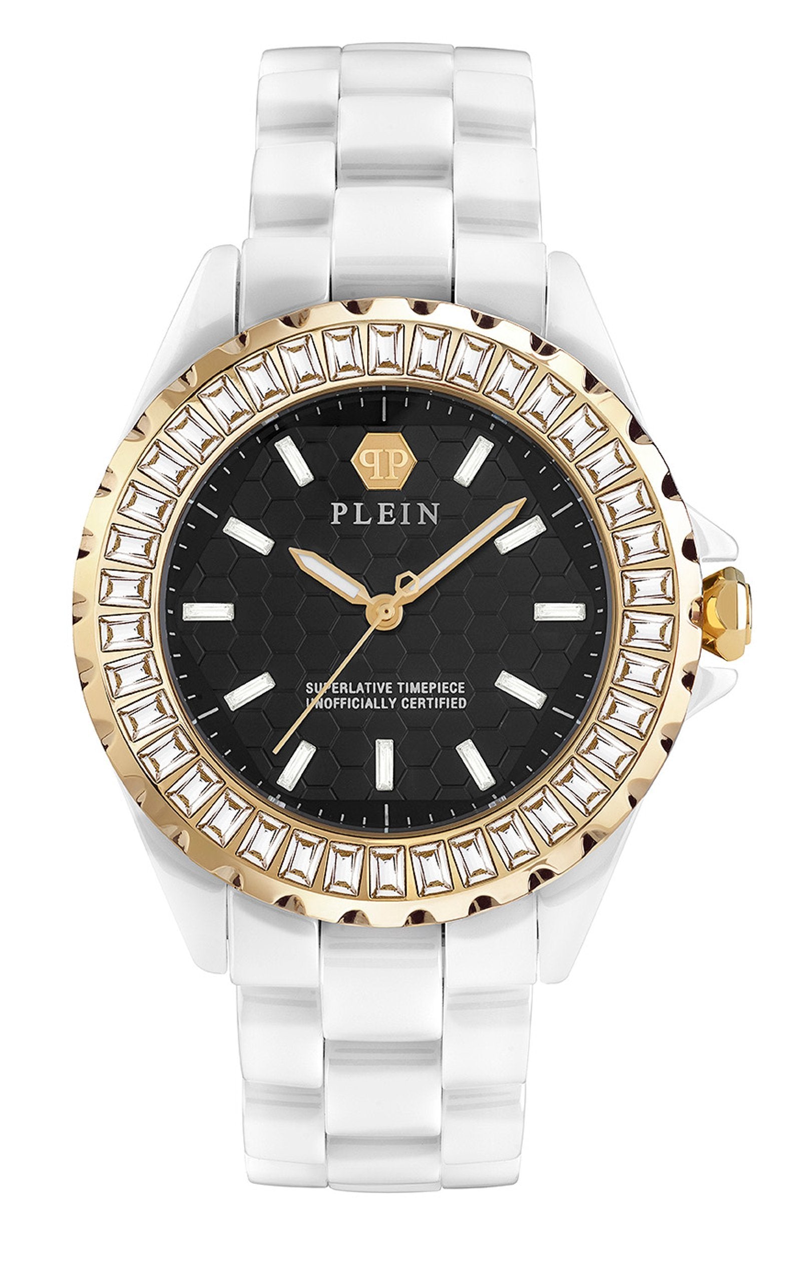 Philipp Plein Uhr Damen Heaven Weiss Keramik PWPPA0224