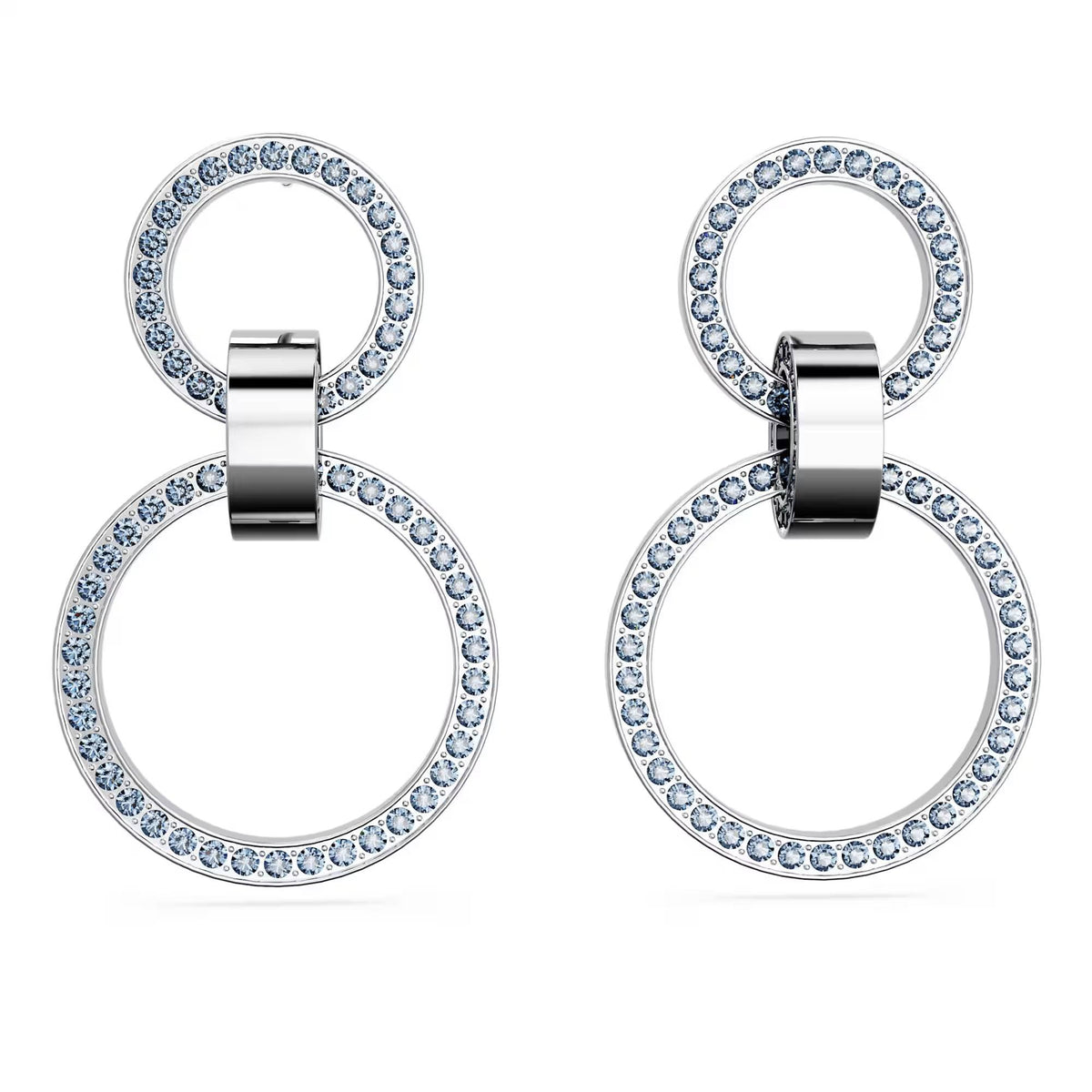 Swarovski Ohrstecker Dextera Damen Ohrringe Blau Rhodiniert 5663503