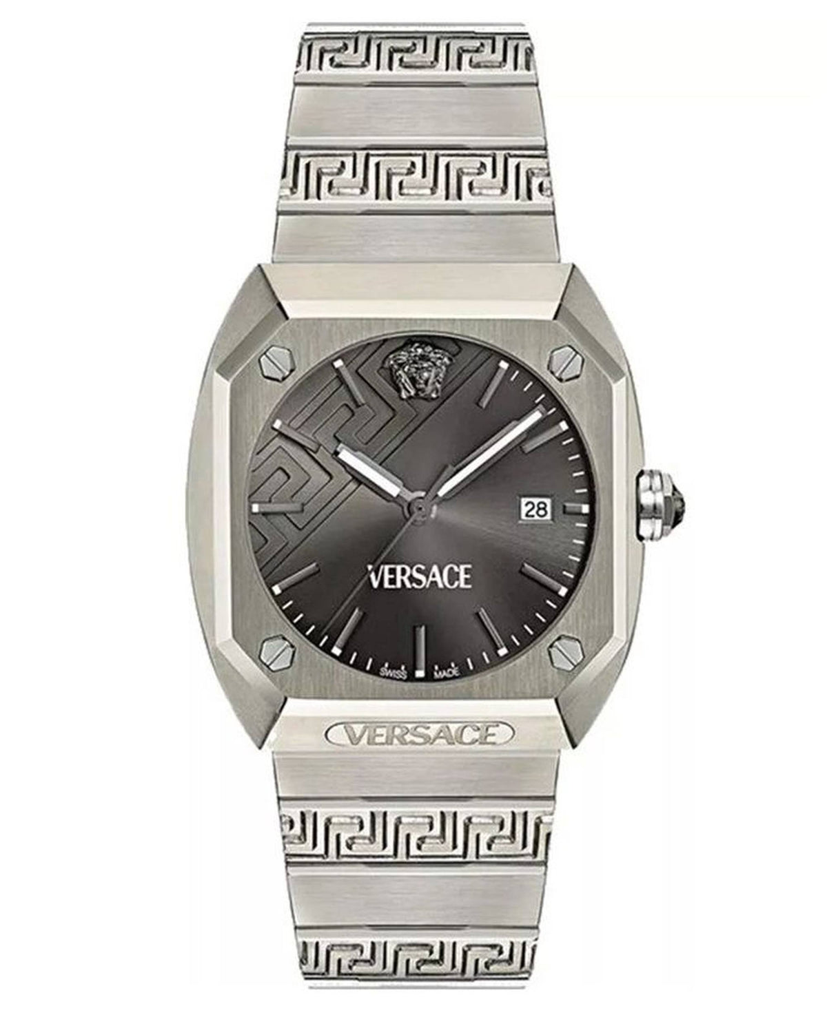 Versace Armbanduhr Herren Antares Titanium Grau Schwarz VE8F00524
