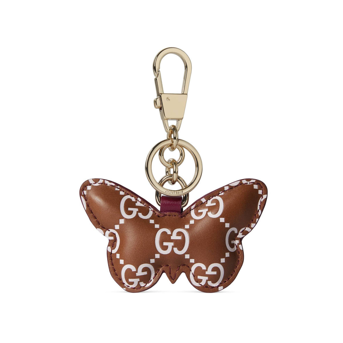 Gucci Schlüsselanhänger Damen Butterfly Shaped Keychain Rosa Multicolor 837346JAAJZ8159