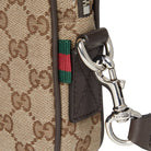 Gucci Umhängetasche Herren GG Canvas Kleine Crossbody Tasche Beige Braun 834802 FAEPS 9752
