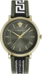 Versace Herrenuhr V‑Circle Unisex VE5A01621 Grün