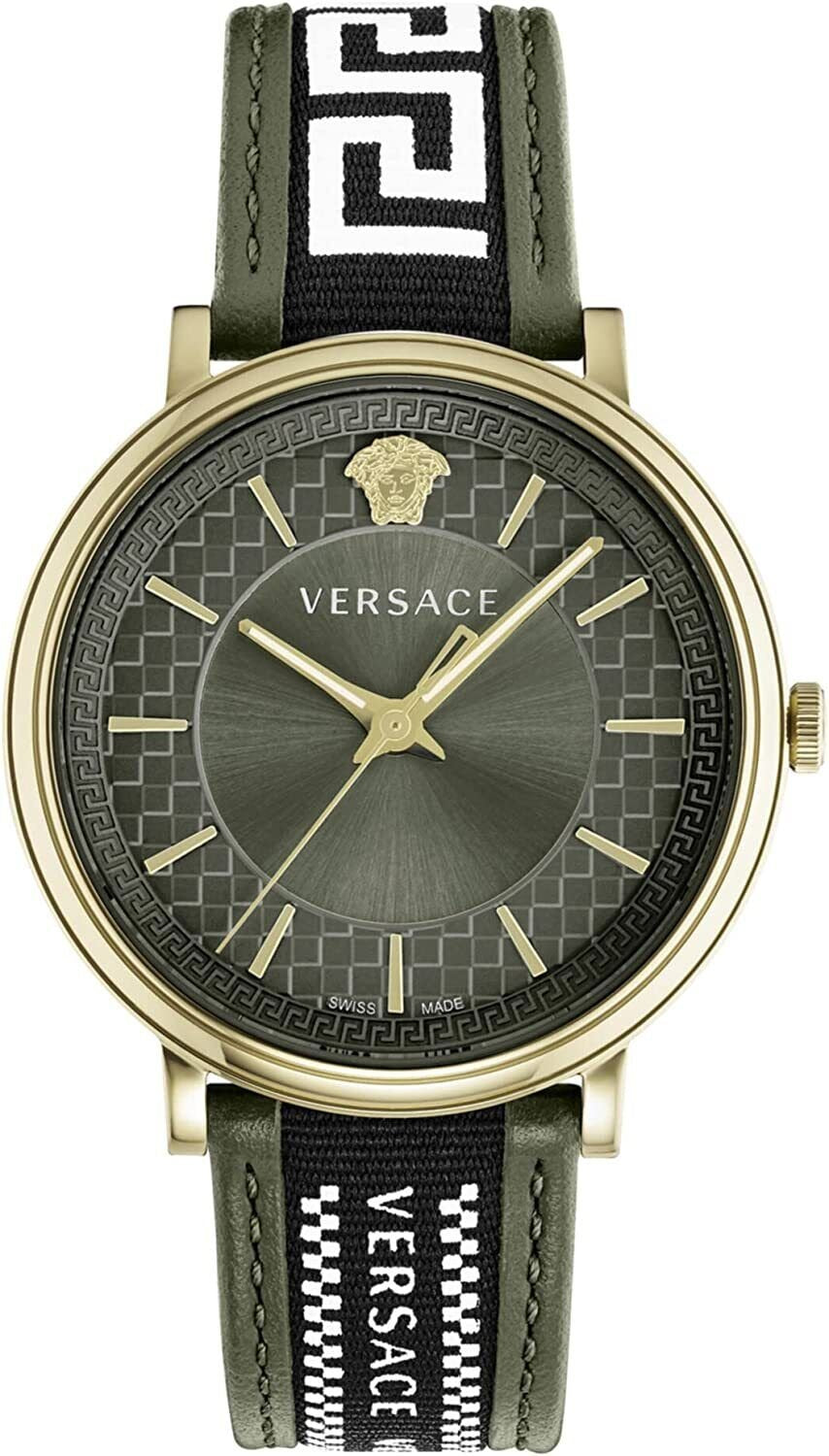 Versace Herrenuhr V‑Circle Unisex VE5A01621 Grün