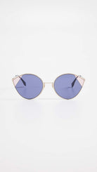 FENDI Damen FF 0341/S U1 Sonnenbrille, Gold Blau/Blau, One Size