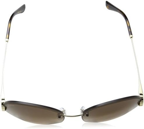Bulgari Damen 0BV6091B 278/13 61 Sonnenbrille, Gold (Pale Gold/Browngradient)