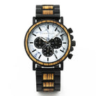 Edenhölzer Holzuhr Herren Armbanduhr Bangka ED091-022
