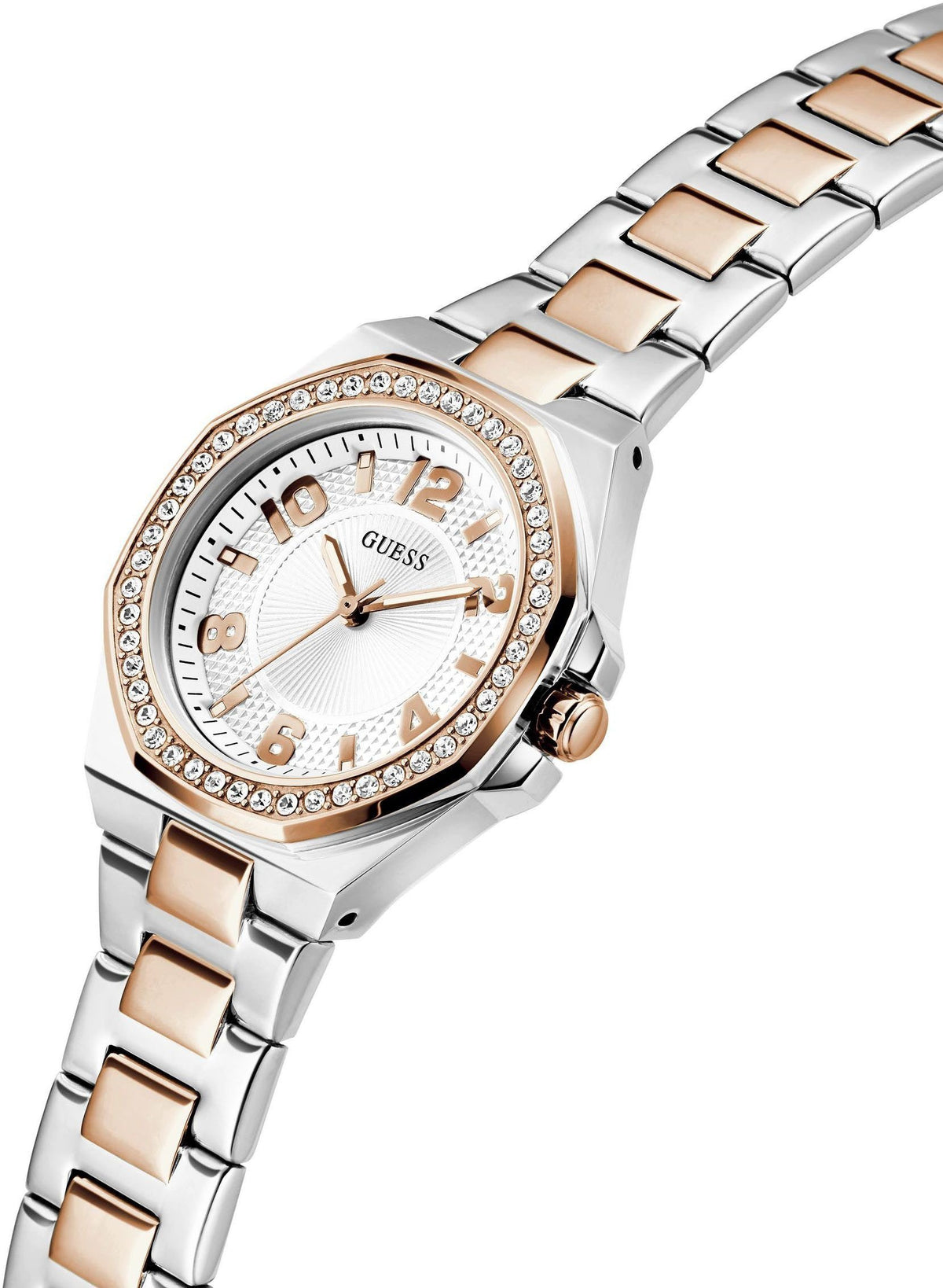 Guess Damen Uhr CONTESSA Bicolor Edelstahl Analog GW0877L4