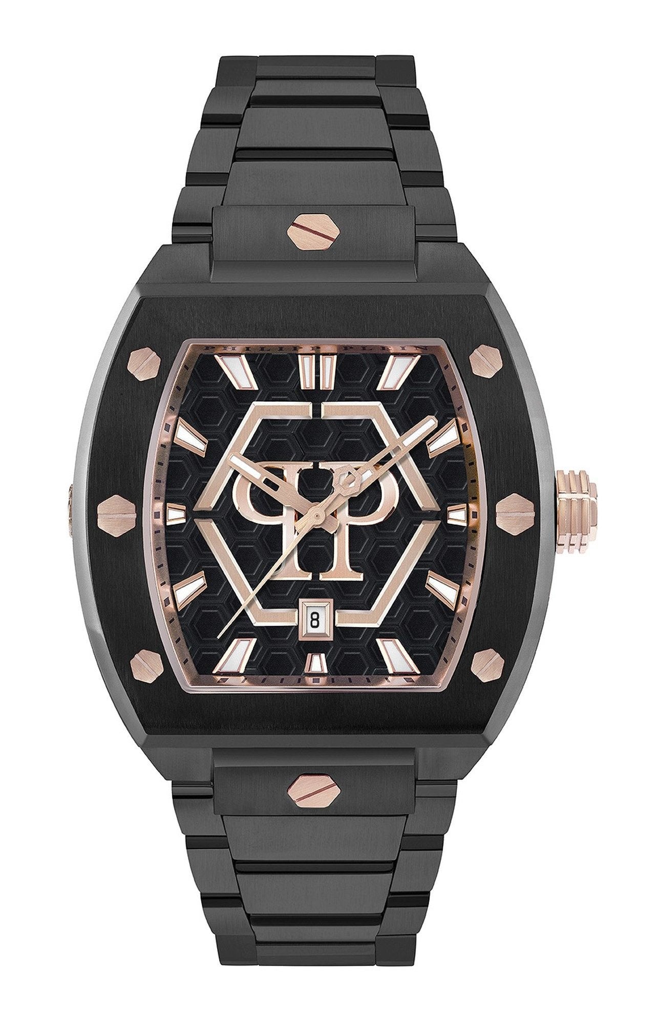 Philipp Plein Herrenuhr The Hexagon Phantom Schwarz PWPUA1025
