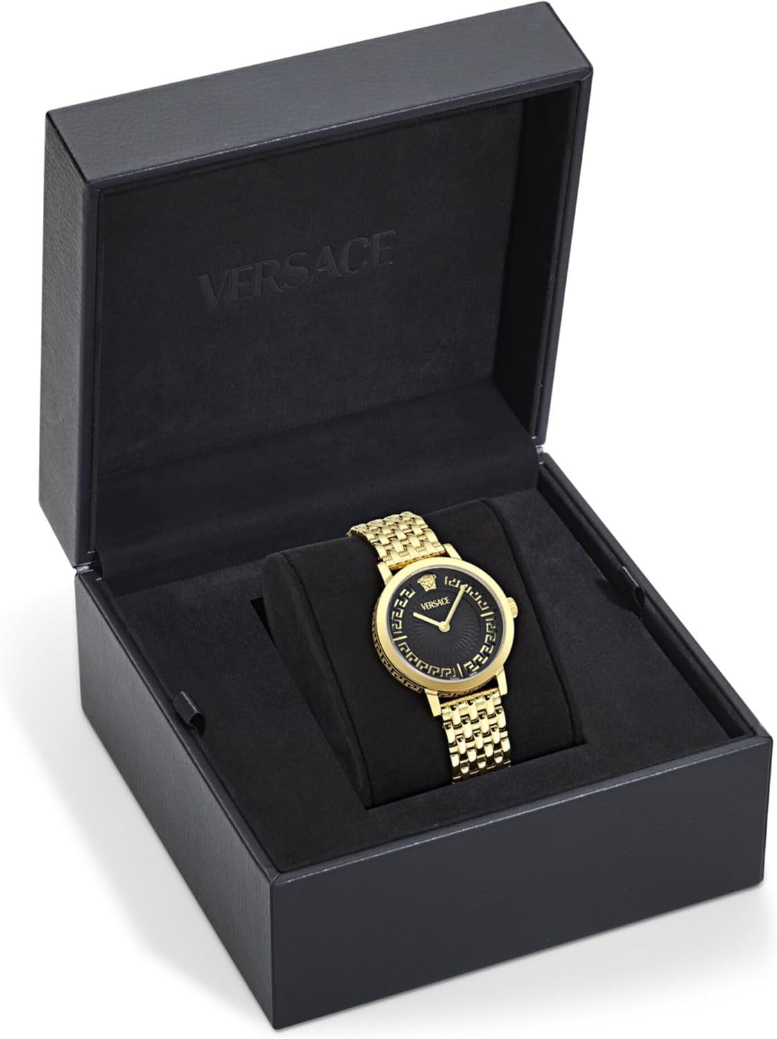 Versace Damen Analog Quarz Armbanduhr Greca Fortuna