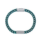Aston Martin Armband Herren AML ICON Edelstahl Grün MJIUF5BL5