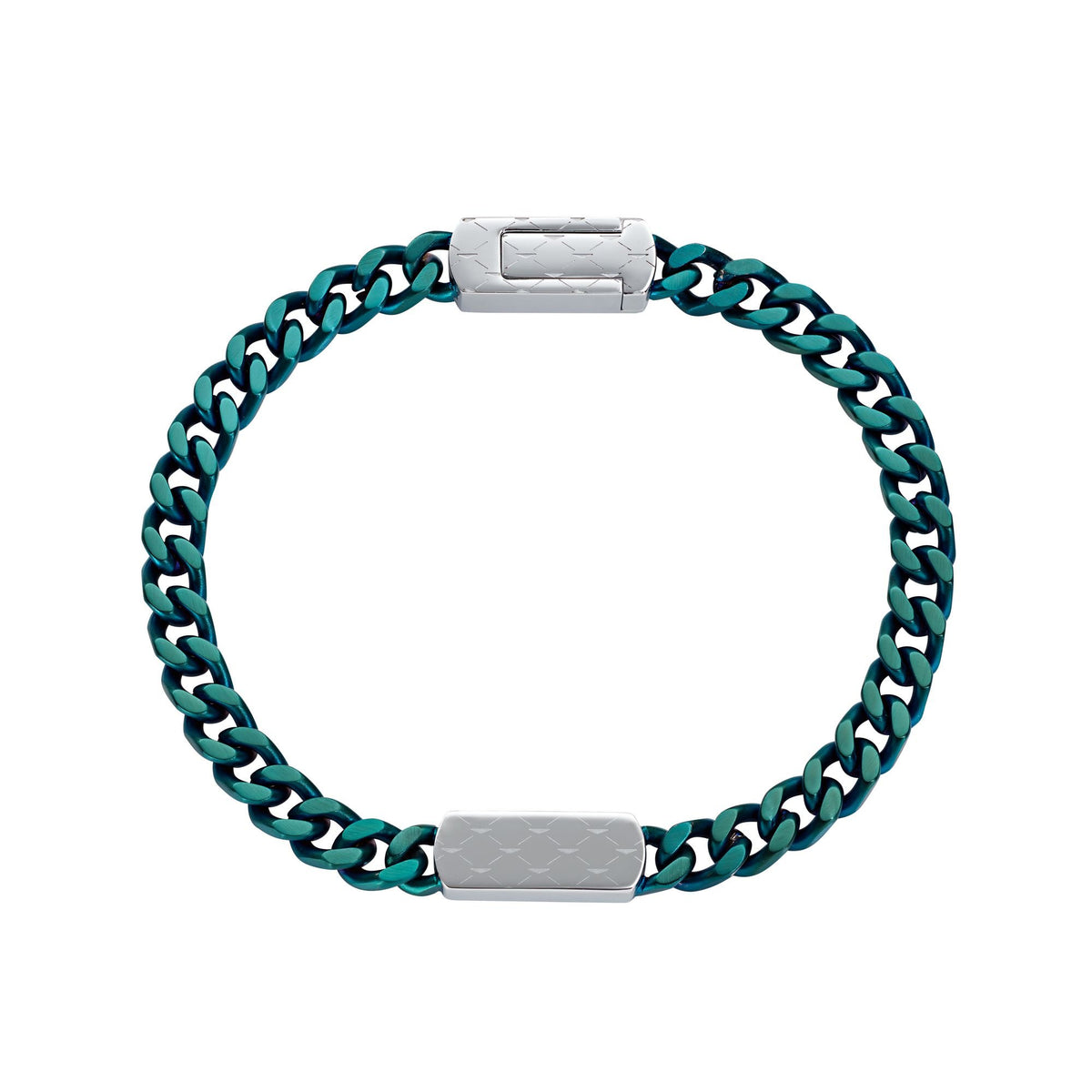Aston Martin Armband Herren AML ICON Edelstahl Grün MJIUF5BL5