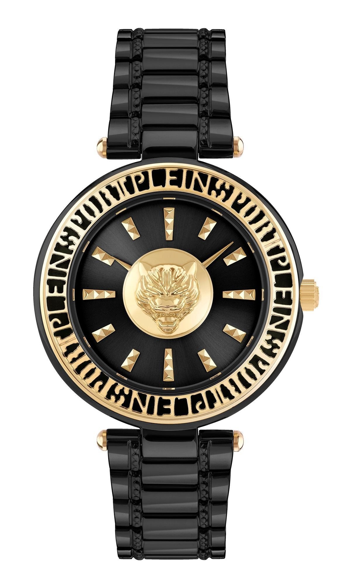Plein Sport Damen Uhr OPIUM PSCEA0524 Schwarz Edelstahl 38 mm