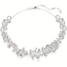 Swarovski Schmuck Halskette Unisex Hyperbola Halskette Weiß Rhodiniert 5698546
