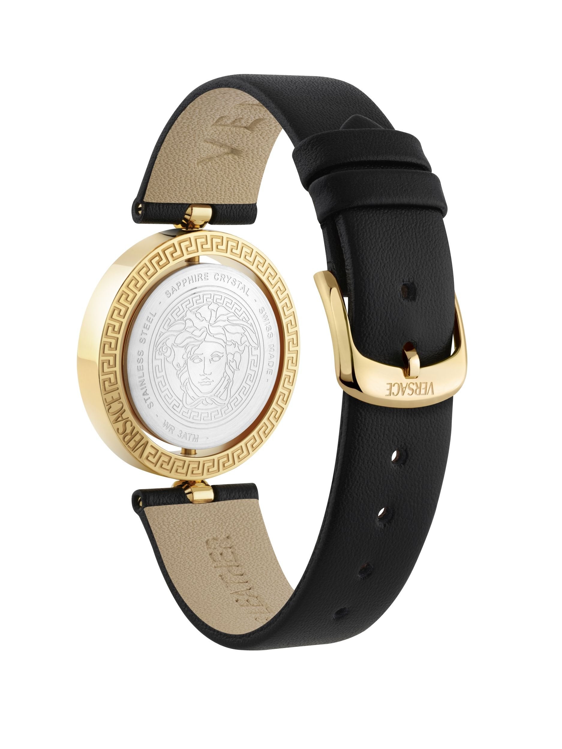 Versace Damen­uhr Eon Restyling Schwarz/Gold VEHFA0225