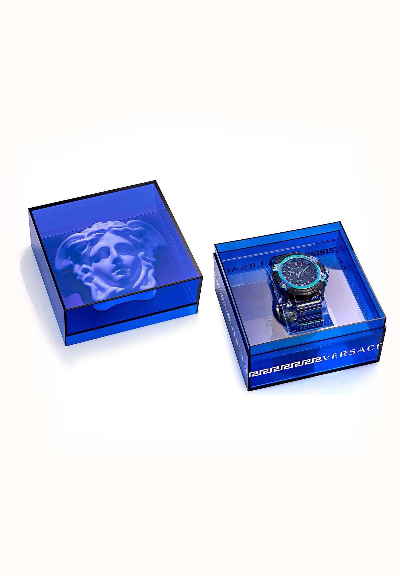 Versace Armbanduhr Sport CHRONO ACTIVE - 44MM - VEZ7-BLACK TRANSPARENT POLYCARBONATE VEZ701022