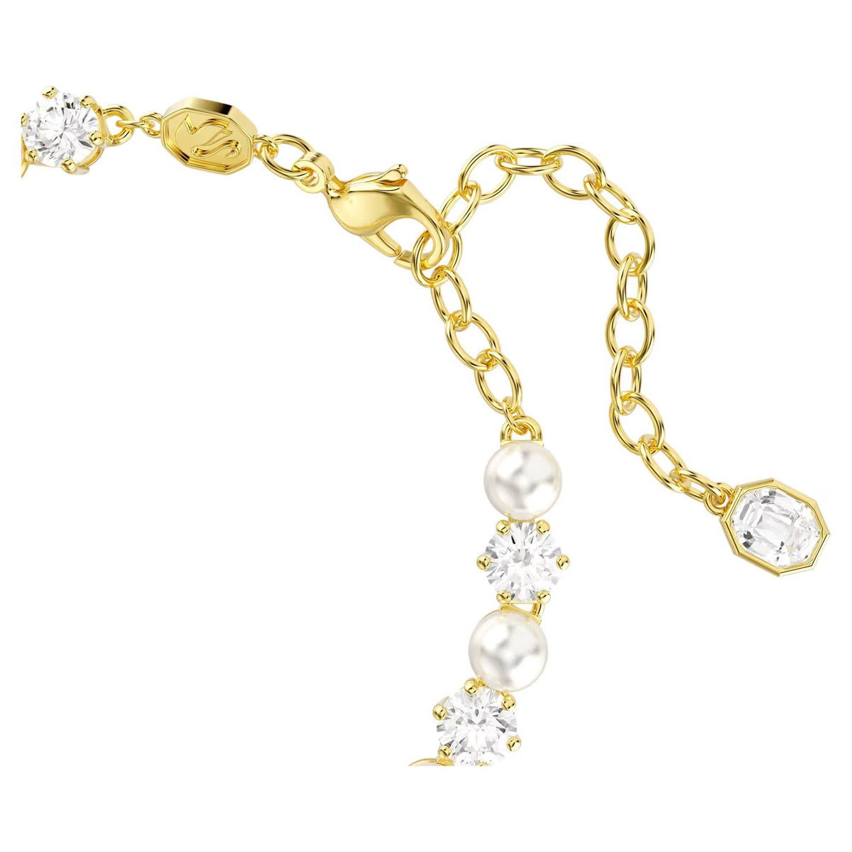 Swarovski Matrix Tennis Armband Damen Goldfarben 5742026