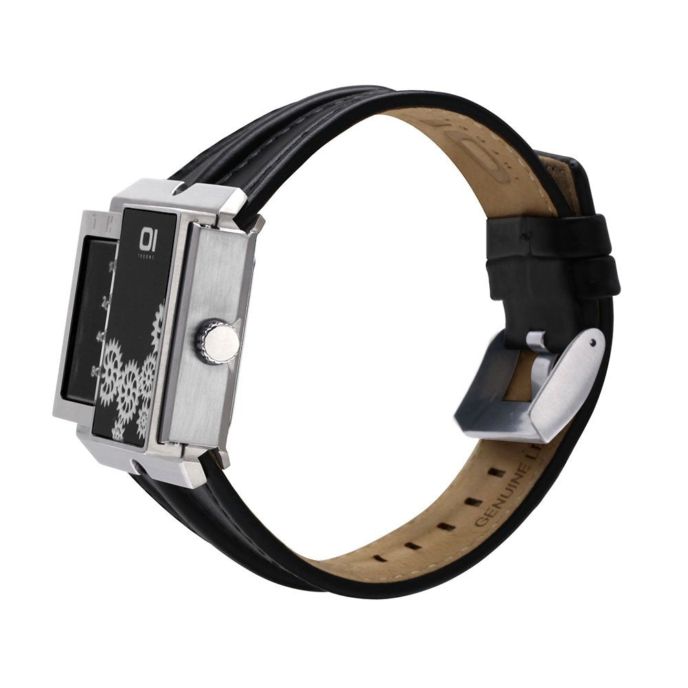 THE ONE Uhr Herren Binär-Armbanduhr Slider Watch SD126B1