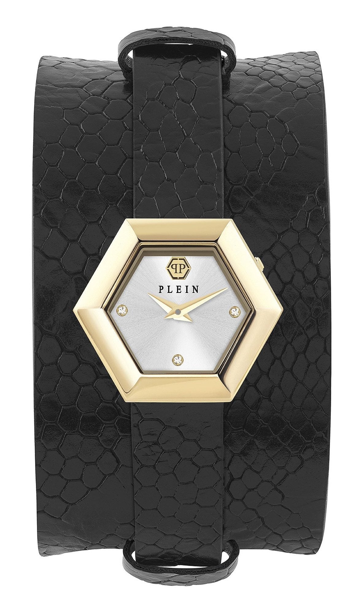 Philipp Plein Damen Armbanduhr LA JUNGLE DE PLEIN Leder PW6FA0225