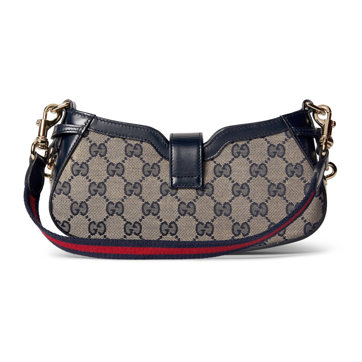 Gucci Handtasche Damen Moon Side mini  Shoulder Bag Beige Blau 786015-FADAC-8559