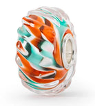 Trollbeads Wille und Mut Bead Orange TGLBE-20370