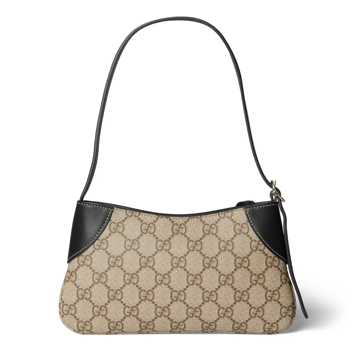 Gucci Schultertasche Damen GG Emblem Beige 820696-FAD6L-9741