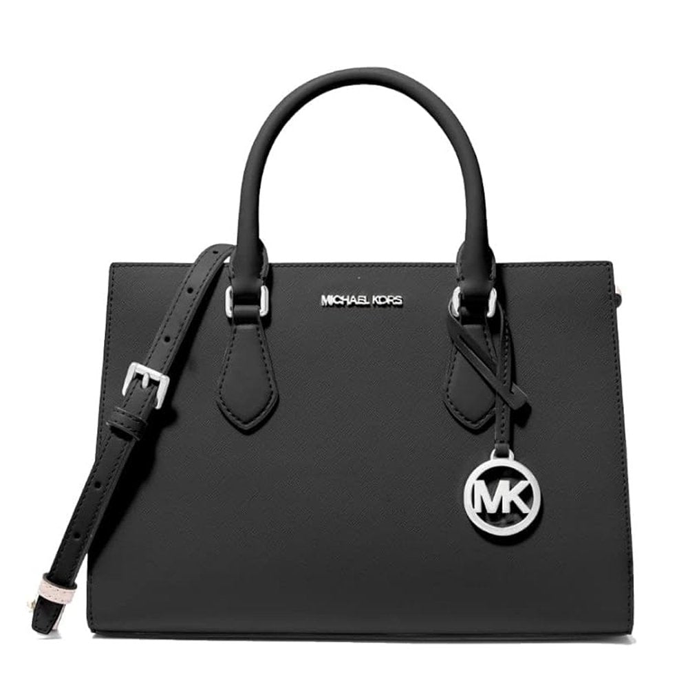 Michael Kors Damen Handtasche Sheila Medium Satchel Black 35S3S6HS2L