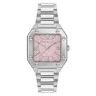 Philipp Plein Damenuhr Plein Edge Silberfarben, Rosa PWZGA0126