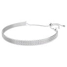 Swarovski Halskette Damen Matrix Tennis Choker Weiß rhodiniert 5685755