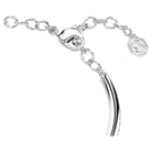 Swarovski Armreif Unisex Dextera Armreif Rundschliff Weiß 5743569