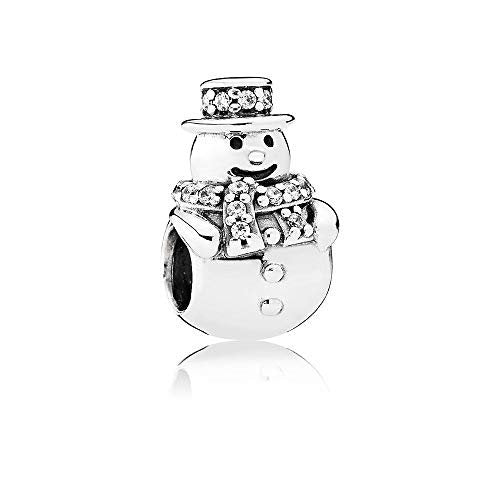 Pandora Perle Charme Silber Frau 792001CZ Schneemann