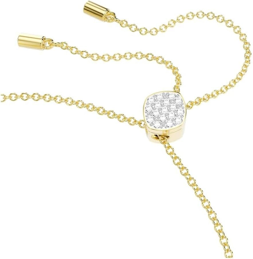 Swarovski Idyllia Lilia Bracelet, Butterfly Motif, Clear Pavé Crystals, Gold-Tone Finished Setting, for Women