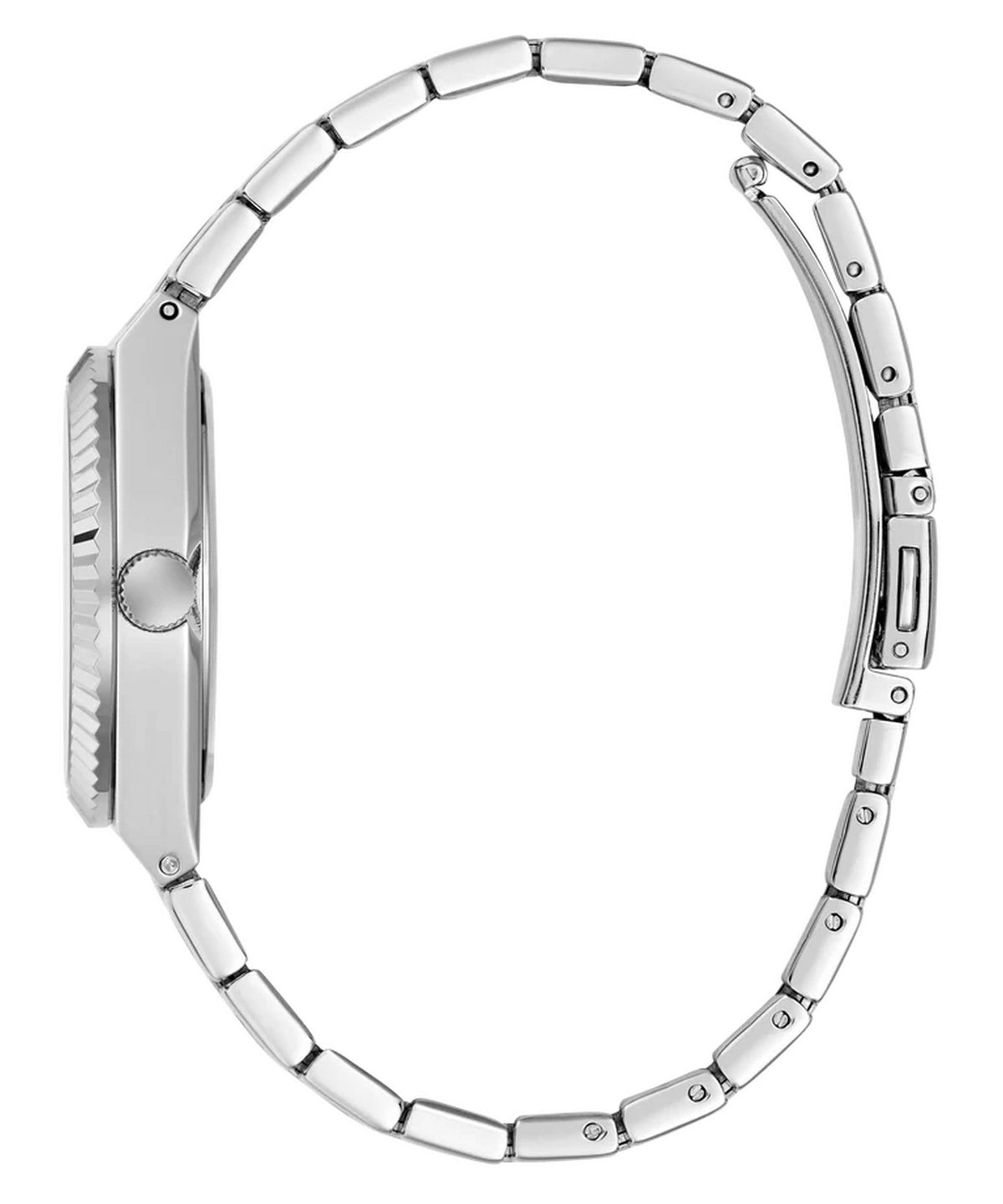 guess Armbanduhr Damen GW1101L1 Silber Blau