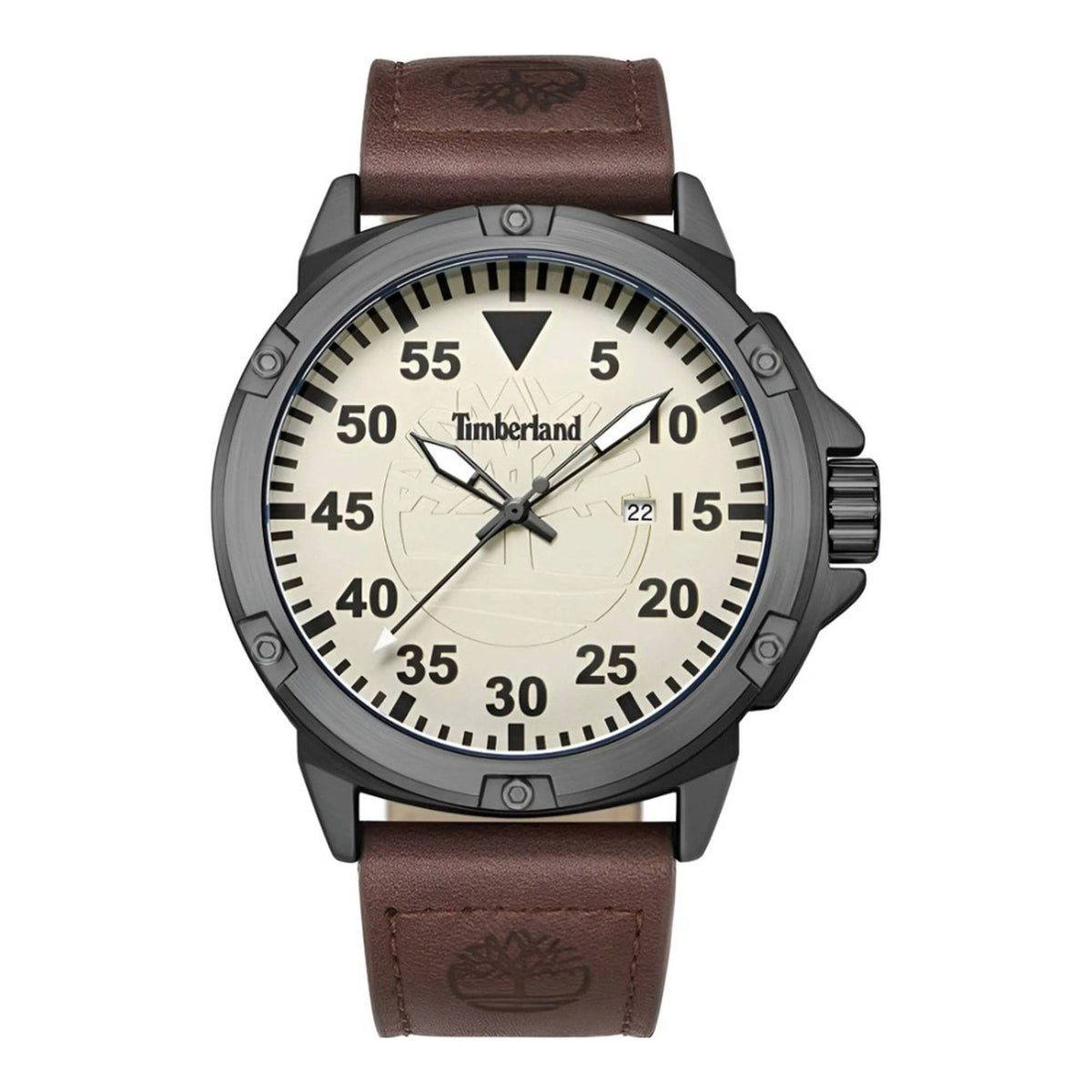 Timberland Armbanduhr Herren Weymont Z Braun Beige TDWGB9002802M