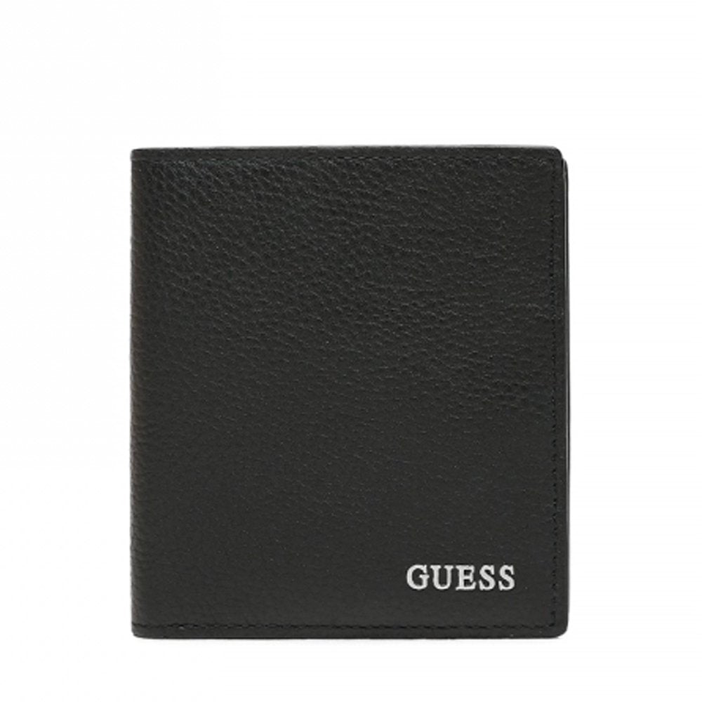 Guess Herren Geldbörse Riviera Small Billfold Wallet Schwarz SMRIVILEA22-BLA