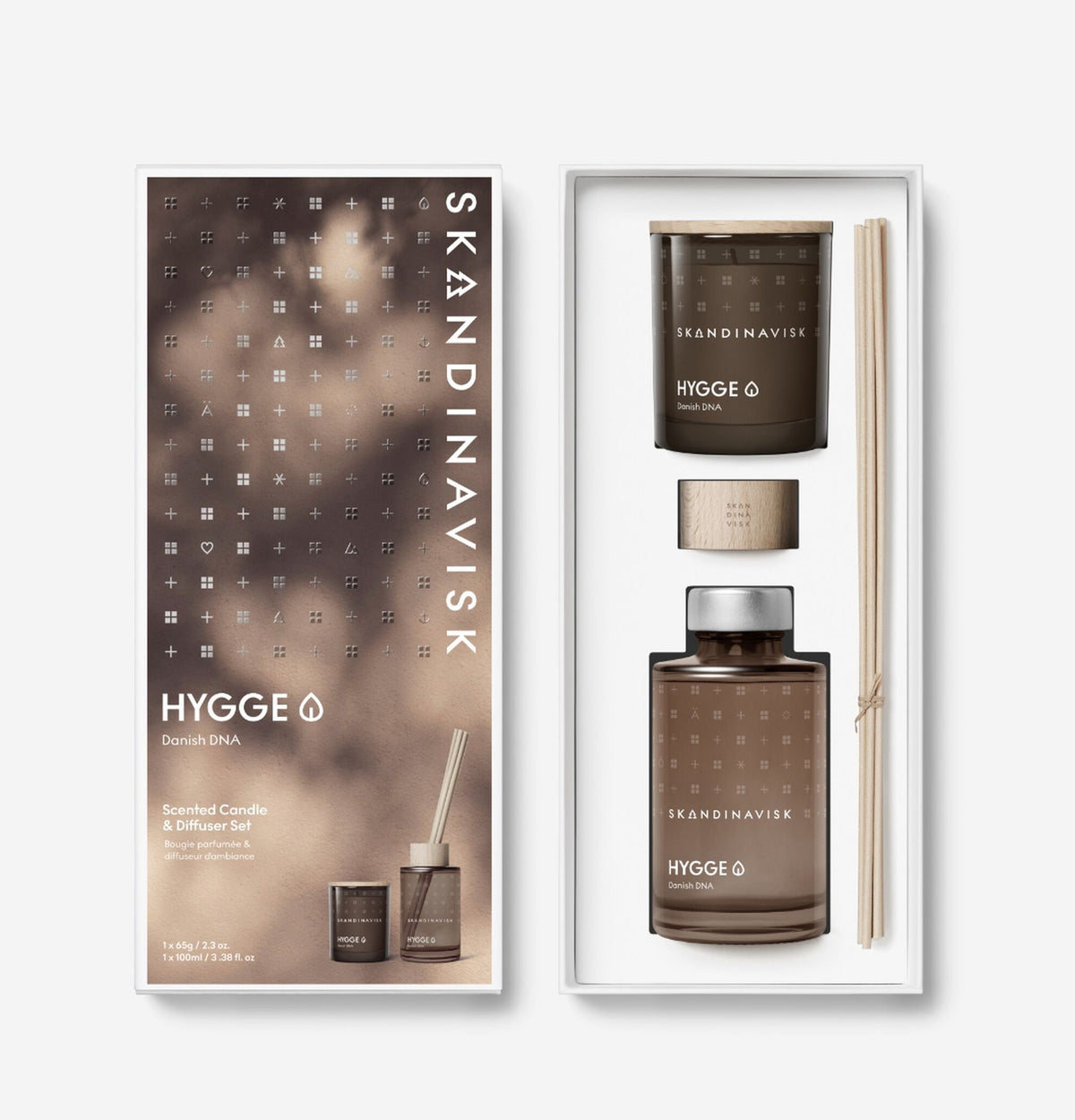 SKANDINAVISK Duft-Set HYGGE Duftkerze 65g & Diffuser 100ml 22024