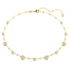 Swarovski Halskette Damen Imber all around weiß goldfarben 5680090