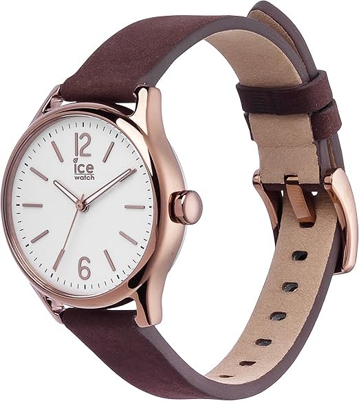 Ice-Watch - Ice Time Brown - Braun Damenuhr mit Lederarmband - 013068 (Small)