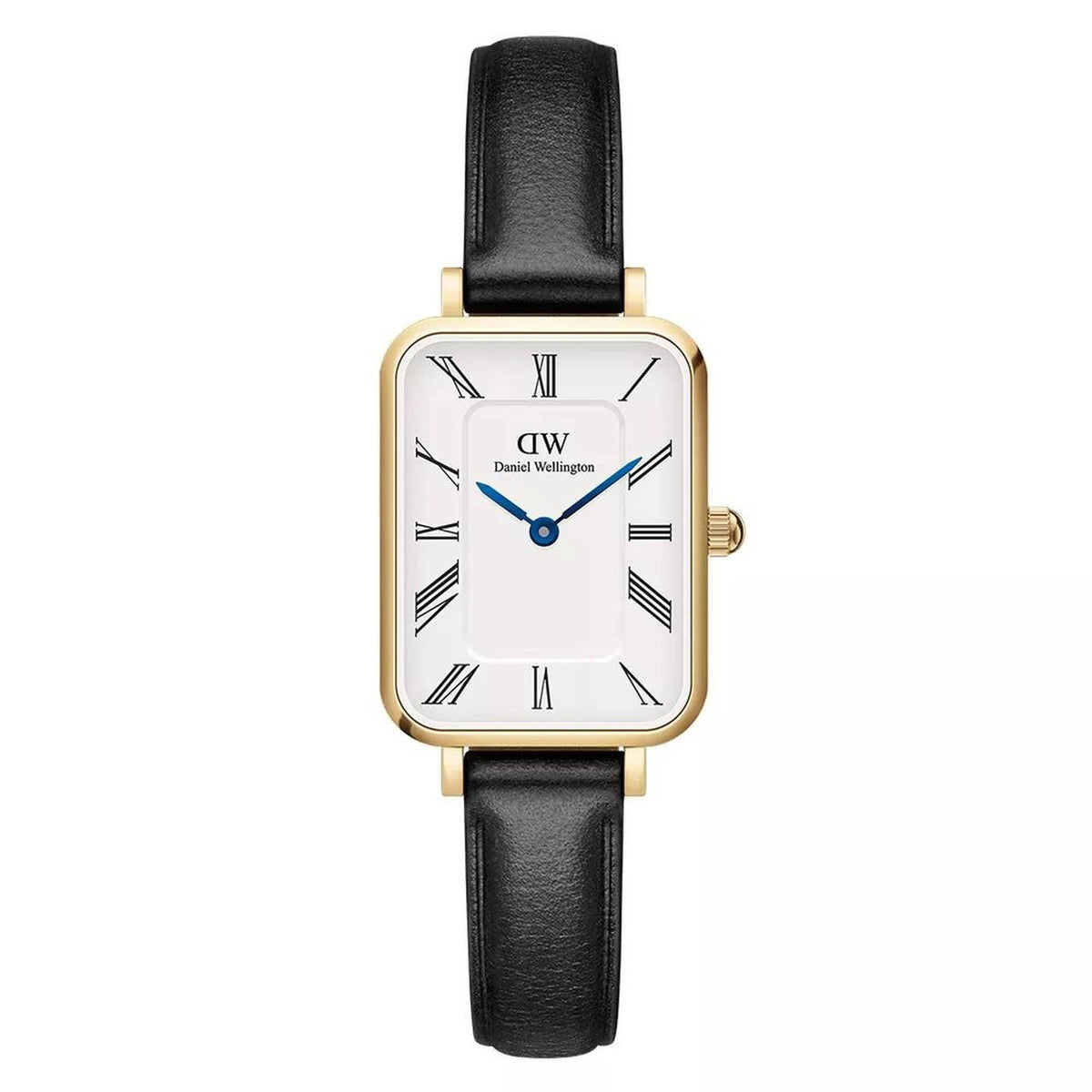 Daniel Wellington Damenuhr Quadro Roman Numerals Schwarz Roségold DW00100692