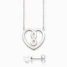 Thomas Sabo  Kette und Ohrstecker Herz SET0561-001-21-L42V