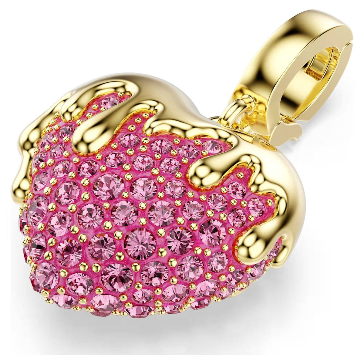 Swarovski Charm Damen Idyllia Herz Rosa Gold 5742953
