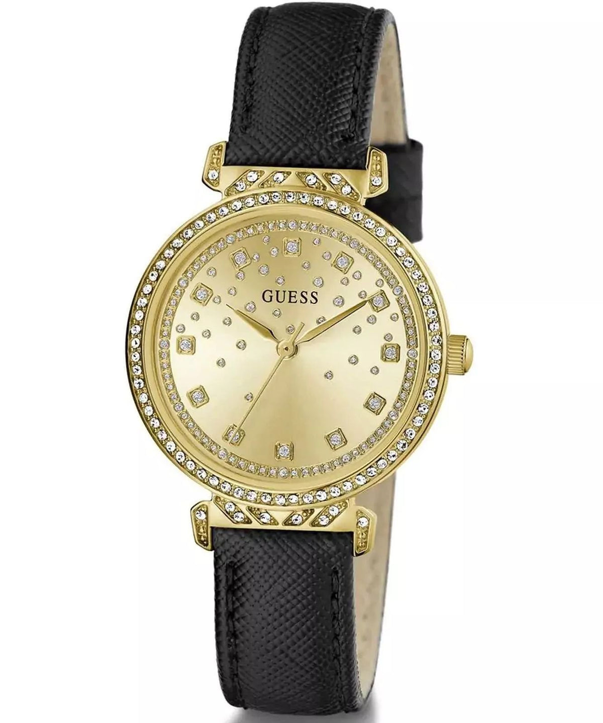 Guess Damenuhr ENCHANTMENT Schwarz Gold GW0764L2