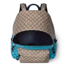 Gucci Rucksack Herren Match Medium GG Rucksack Hellblau Beige 856952 FAFL3 4542