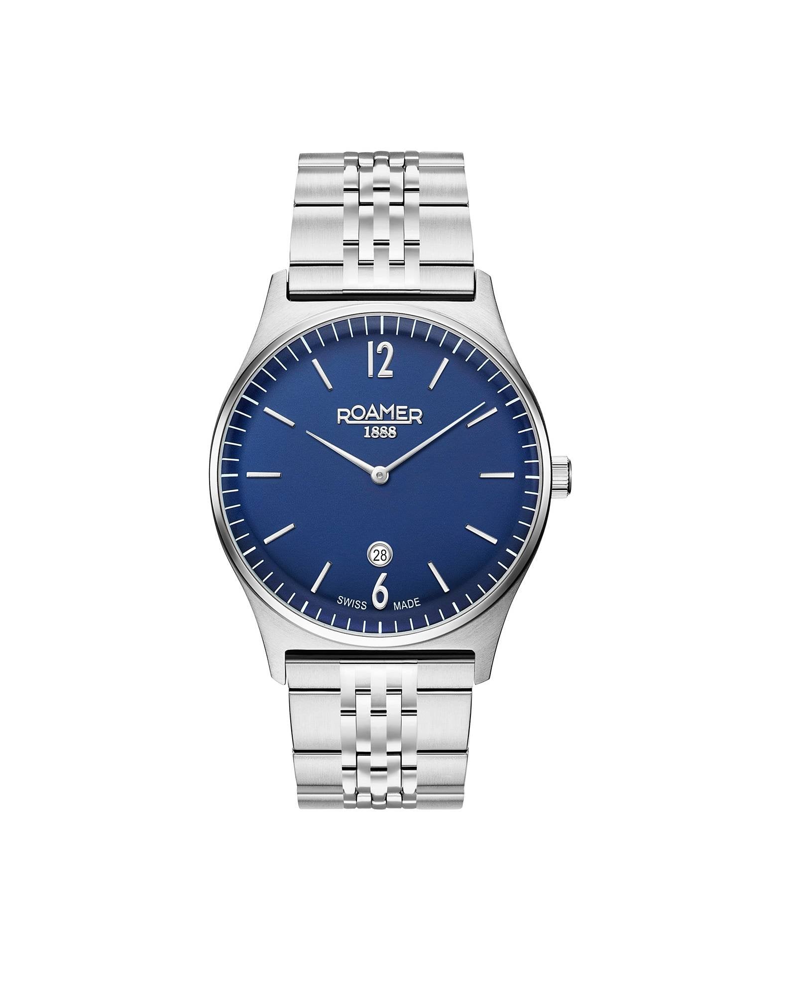Roamer Herren Armbanduhr  Elements   40 mm  Armband Edelstahl 650810 41 45 50