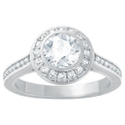 Swarovski Ring Damen Nirvana Weiß Silberfarben Größe 52 1081949