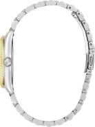 Guess Analoguhr Damen Jada Bicolor Silberfarben Goldfarben Grün GW0936L3